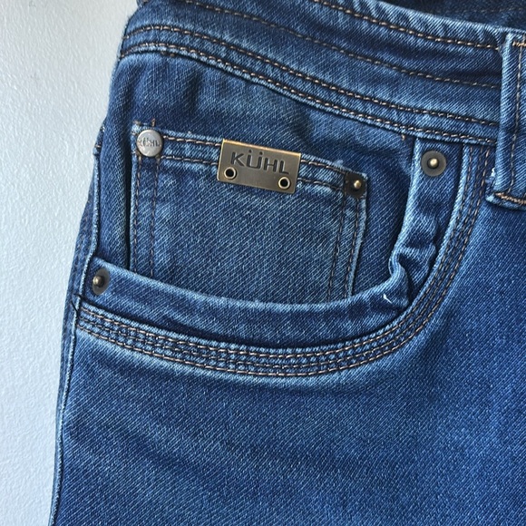 KUHL Jeans Mens 30x32  Sharp Shootr Outdoor Stretch Flex Denim Blue - Picture 3 of 10